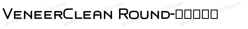VeneerClean Round字体转换